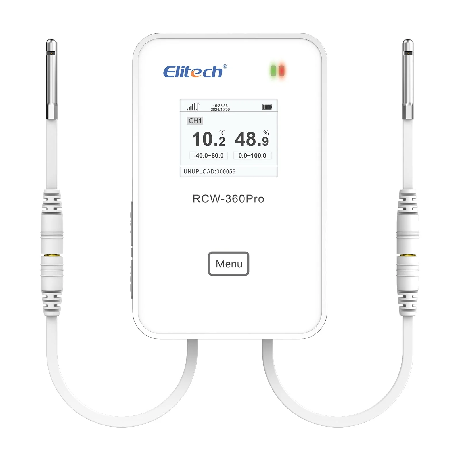 Elitech RCW-360 Pro - Data Logger 4G/WiFi, 2 đầu dò rời