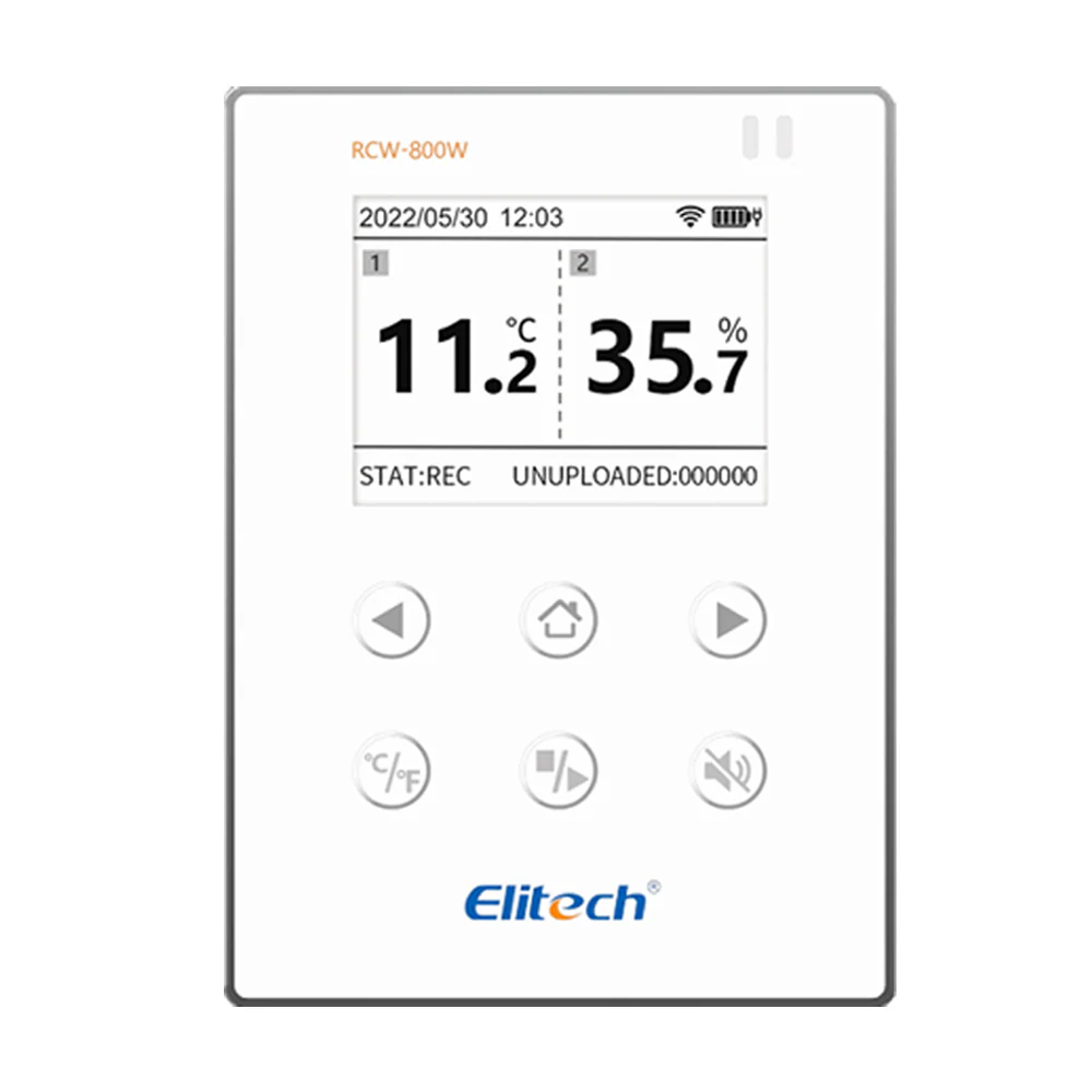 Elitech RCW-800W - Data Logger không dây 2 kênh, kết nối iCold Cloud